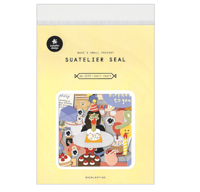 Suatelier Seal Party Party sticker seti