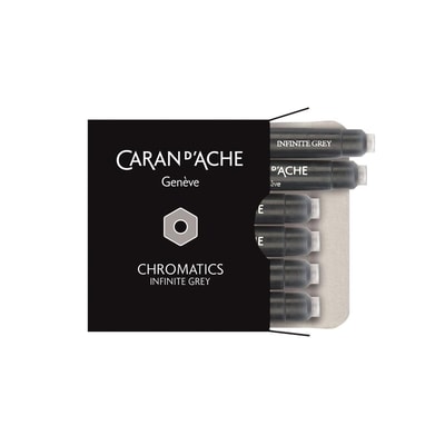 Caran d'Ache Cosmic dolma kalem kartuşu gri 8021-005