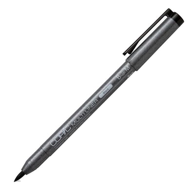 Copic Multiliner siyah fırça uçlu teknik çizim kalemi BM