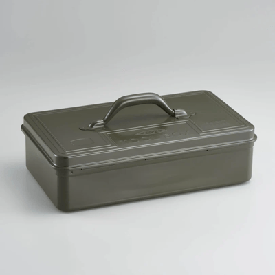 Toyo Steel TB-362 Tool Storage Box Moss Green Metal Saklama Kutusu