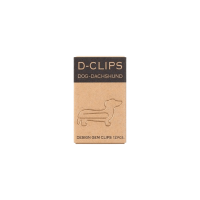 Design Phil Midori D-Clips Dog Dachsund 12 parça klips