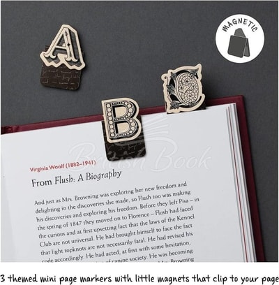 IF Mini Marks manyetik mini kitap ayraçları sayfada