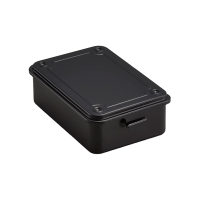 Toyo Steel T-150 Tool Storage Box Black Metal Saklama Kutusu