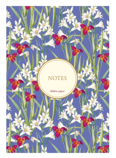 Hidden Paper bez ciltli çizgili defter No:7 Tuberose