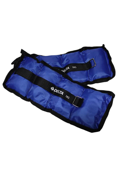 Delta 1 Kg x 2 Adet Toplam 2 Kg El Ayak Bilek Kas Güçlendirici Ağırlık Seti Kum Ağırlık Torbası