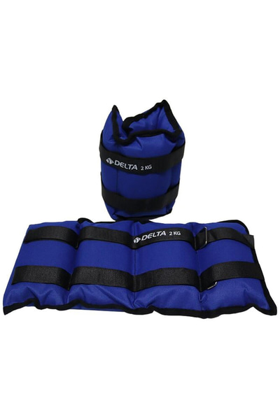 Delta 2 Kg x 2 Adet Toplam 4 Kg El Ayak Bilek Kas Güçlendirici Ağırlık Seti Kum Ağırlık Torbası