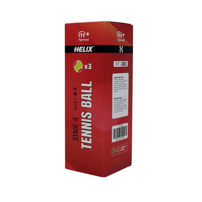 Helix Tenis Topu 4-7 yaş 3lü HT-300 TTF&ITF Onaylı