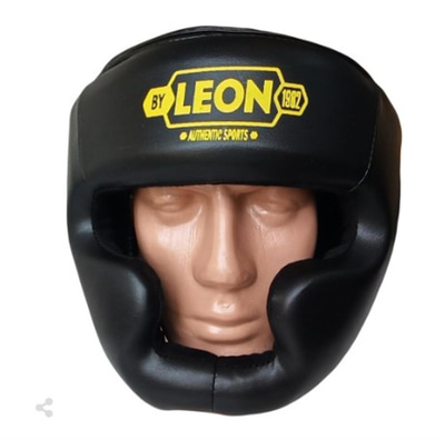 Leon Hardy Boks, Muay Thai ve Kick-Boks Antrenman Kaskı Siyah Sarı