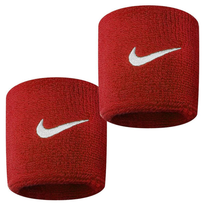 Nike Swoosh Wristbands Havlu El Bilekliği Kırmızı Renk
