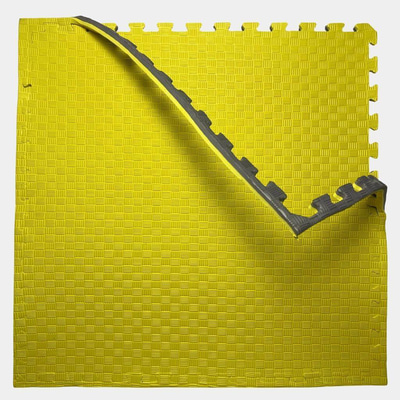 Tatami Sarı Siyah Çift Renk 100x100 cm 26 mm Kalınlık