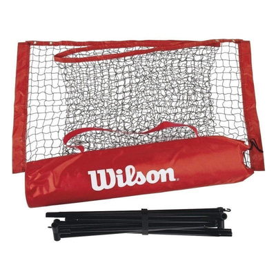 Wilson 3,20 metre Portatif Tenis ve Badminton Ağı File ve Direk Seti