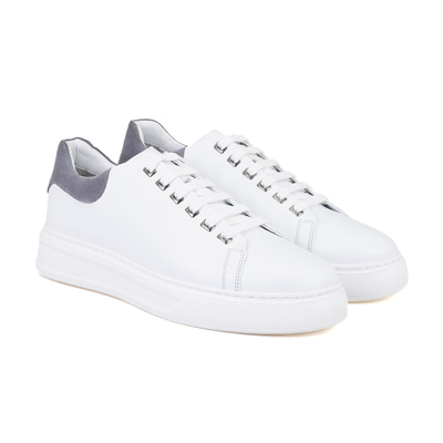 Aaron Beyaz Erkek Deri Spor Ayakkabı