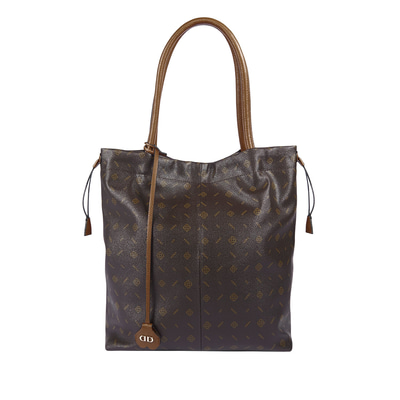 Abelard Kahve Kadın Monogram El Çantası