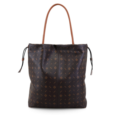 Abelard Kahve Kadın Monogram El Çantası