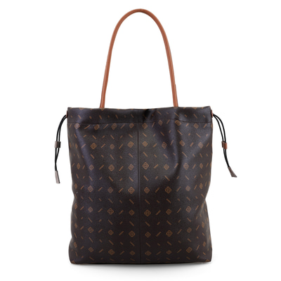 Abelard Kahve Kadın Monogram El Çantası