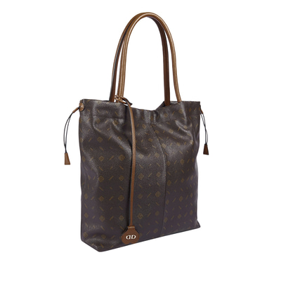 Abelard Kahve Kadın Monogram El Çantası