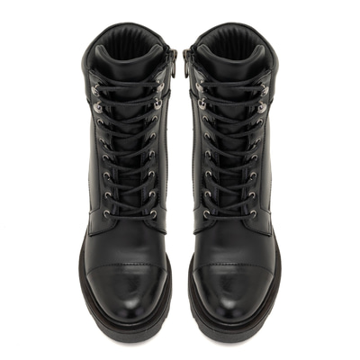 Abran Siyah Kadın Deri Bot