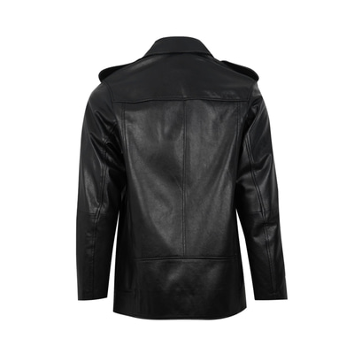 Abriana Siyah Kadın Deri Biker Ceket