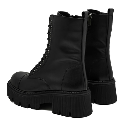 Abril Siyah Kadın Deri Bot