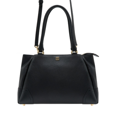 Adali Siyah Kadın Deri Omuz Çantası