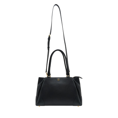 Adali Siyah Kadın Deri Omuz Çantası