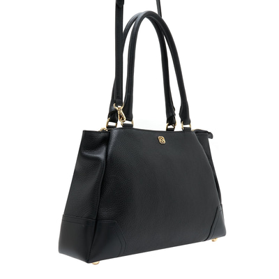 Adali Siyah Kadın Deri Omuz Çantası