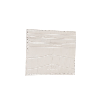 Addys Beyaz Kadın Deri Kartlık