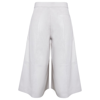 Adele Kadın Deri Bermuda Pantolon