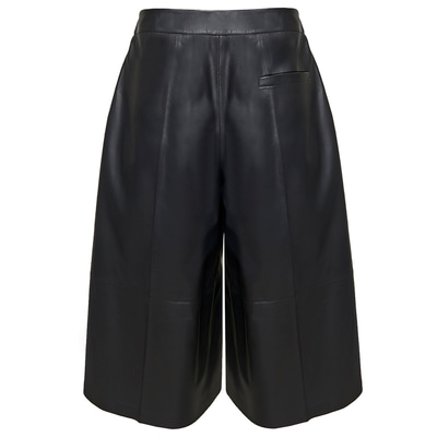 Adele Kadın Deri Bermuda Pantolon