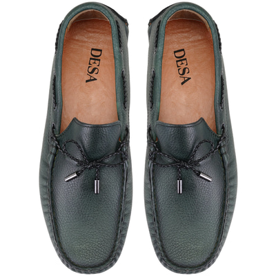 Adriana Yeşil Erkek Deri Loafer
