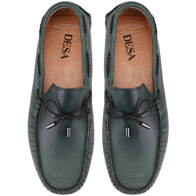 Adriana Yeşil Erkek Deri Loafer