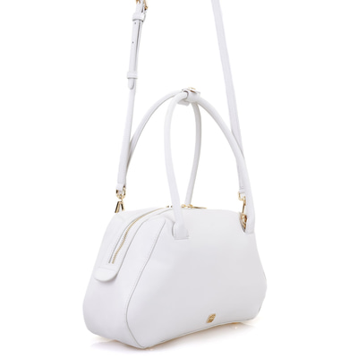 Afsoon Beyaz Kadın Deri Omuz Çantası