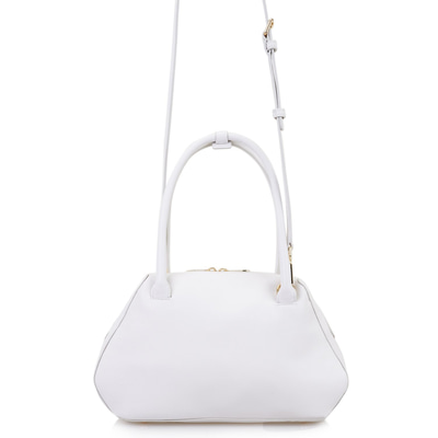 Afsoon Beyaz Kadın Deri Omuz Çantası