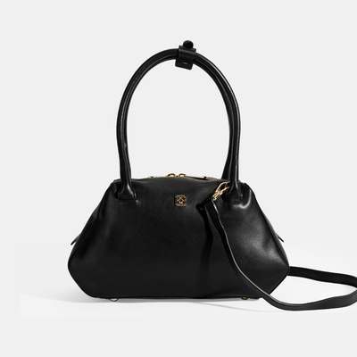 Afsoon Siyah Kadın Deri Omuz Çantası