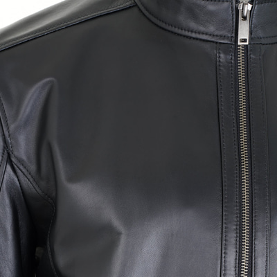 Agostino Siyah Erkek Deri Ceket