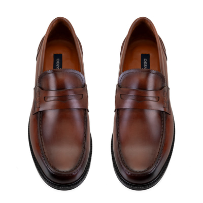 Aista Taba Erkek Günlük Deri Loafer Ayakkabı