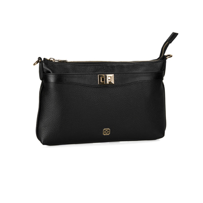 Akele Siyah Kadın Deri Postacı Çantası