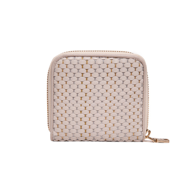 Aleece Örgü Desenli Kadın Deri Cüzdan