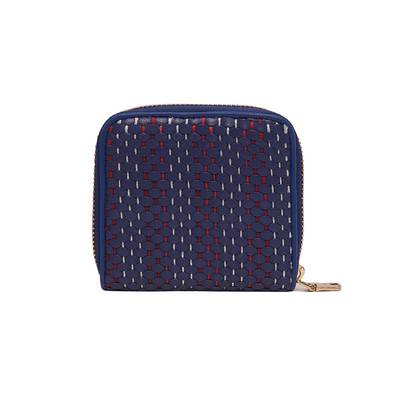 Aleece Örgü Desenli Kadın Deri Cüzdan