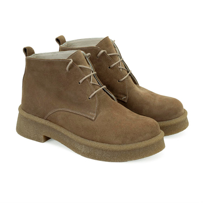 Alena Vizon Kadın Bağcıklı Süet Deri Bot