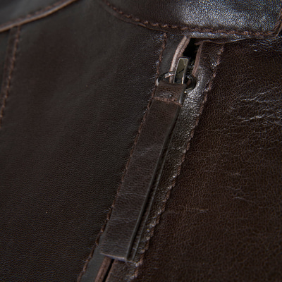 Alenna Kahve Kadın Deri Ceket