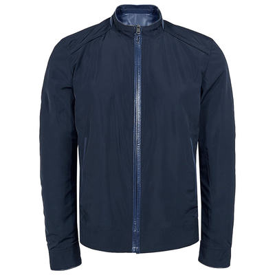 Aleron Erkek Çift Taraflı Deri Mont