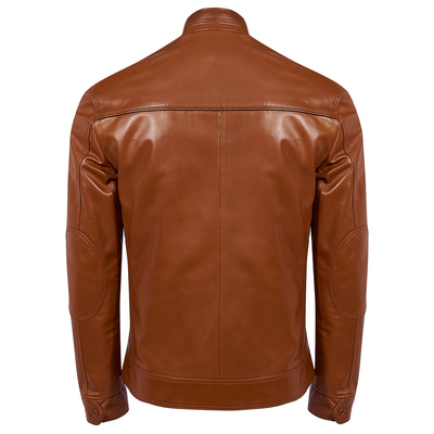 Aleron Erkek Çift Taraflı Deri Mont