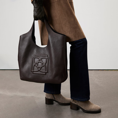 Alexandra Kahve Kadın Deri Omuz Çantası