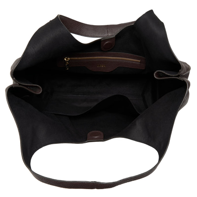 Alexandra Kahve Kadın Deri Omuz Çantası