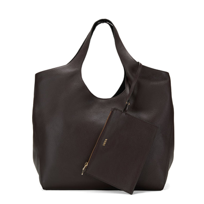 Alexandra Kahve Kadın Deri Omuz Çantası