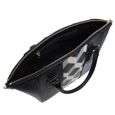 Algebra Kadın Patchwork Deri Omuz Askılı Çanta