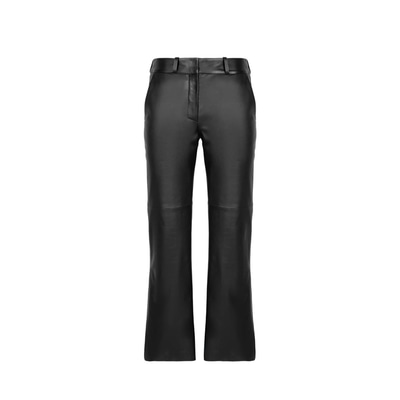 Algoma Siyah Kadın Deri Pantolon