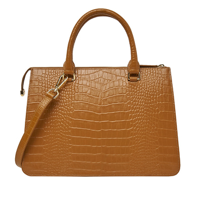 Algue Kadın Kroko Baskılı Deri Omuz Askılı Çanta