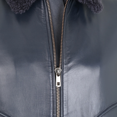 Alijha Gri Erkek Deri Mont